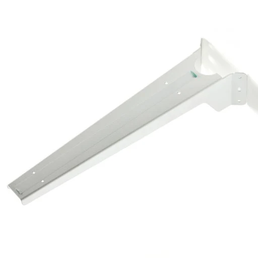 Renfort d'angle 'PLAK-A' long 474 mm - Finition blanc mat