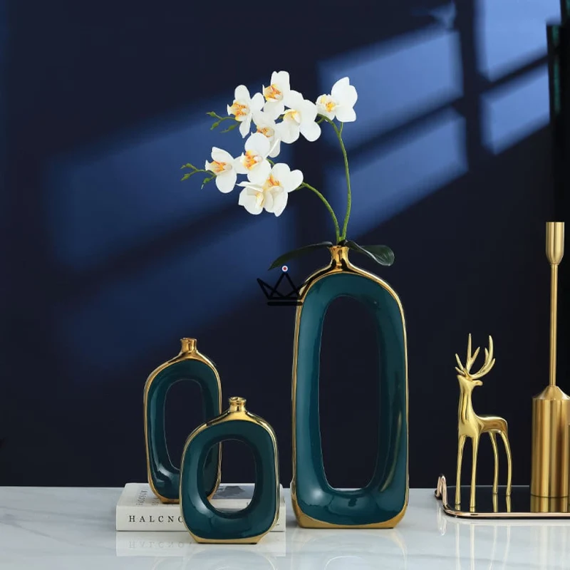 Vase Céramique - Paon Ovalis